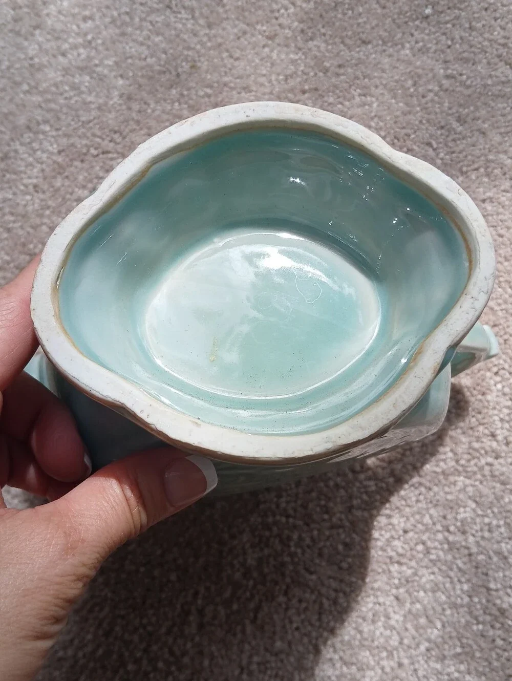 Vintage Chinese celadon teapot (without lid)